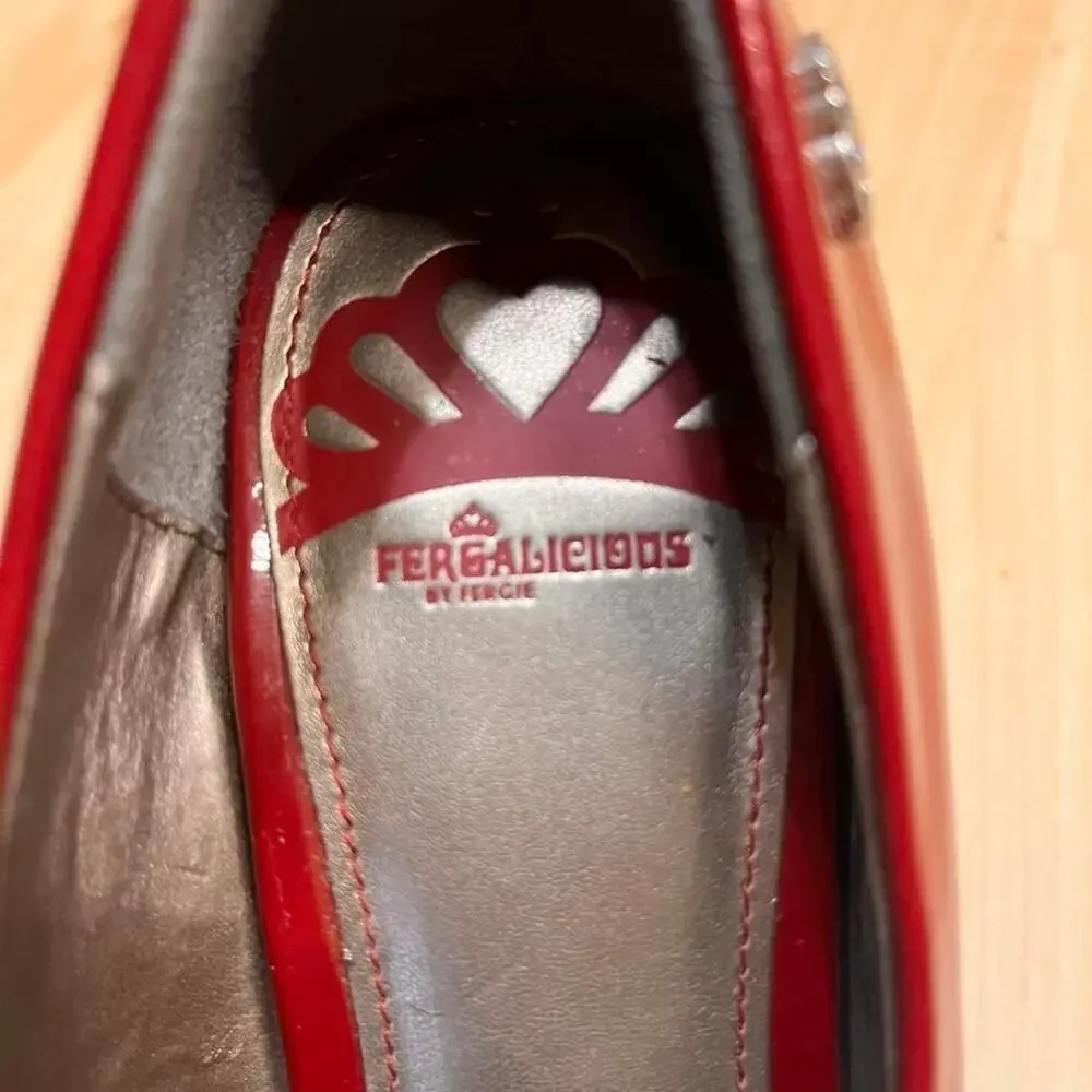 Y2K Fergalicious Red bow heels